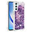 Custodia Silicone Cover Morbida Bling-Bling YB3 per Samsung Galaxy A24 4G Viola