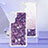 Custodia Silicone Cover Morbida Bling-Bling YB3 per Samsung Galaxy A34 5G Viola