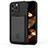 Custodia Silicone Cover Morbida KC2 per Apple iPhone 15 Pro Max Nero