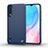 Custodia Silicone Cover Morbida Line C01 per Xiaomi Mi A3 Blu