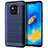 Custodia Silicone Cover Morbida Line C02 per Huawei Mate 20 Pro Blu