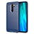 Custodia Silicone Cover Morbida Line C03 per Xiaomi Redmi Note 8 Pro Blu