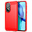 Custodia Silicone Cover Morbida Line MF1 per Huawei P50 Pro Rosso