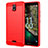 Custodia Silicone Cover Morbida Line MF1 per Nokia C100 Rosso