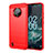 Custodia Silicone Cover Morbida Line MF1 per Nokia C200 Rosso