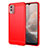 Custodia Silicone Cover Morbida Line MF1 per Nokia C210 Rosso