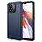 Custodia Silicone Cover Morbida Line MF1 per Xiaomi Poco C55 Blu