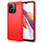 Custodia Silicone Cover Morbida Line MF1 per Xiaomi Poco C55 Rosso