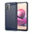 Custodia Silicone Cover Morbida Line MF1 per Xiaomi Poco M5S Blu
