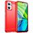 Custodia Silicone Cover Morbida Line MF1 per Xiaomi Redmi 10 5G Rosso