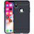 Custodia Silicone Cover Morbida Line per Apple iPhone Xs Blu