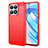 Custodia Silicone Cover Morbida Line per Huawei Honor X8a 4G Rosso