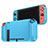 Custodia Silicone Cover Morbida Line per Nintendo Switch Cielo Blu