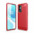 Custodia Silicone Cover Morbida Line per OnePlus 9 5G Rosso