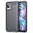 Custodia Silicone Cover Morbida Line per Realme 8 4G Grigio