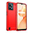 Custodia Silicone Cover Morbida Line per Realme C31 Rosso