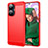 Custodia Silicone Cover Morbida Line per Realme Narzo N55 Rosso