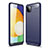 Custodia Silicone Cover Morbida Line per Samsung Galaxy A22s 5G Blu