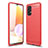 Custodia Silicone Cover Morbida Line per Samsung Galaxy A32 4G Rosso