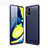 Custodia Silicone Cover Morbida Line per Samsung Galaxy A71 4G A715 Blu