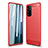 Custodia Silicone Cover Morbida Line per Samsung Galaxy M54 5G Rosso