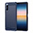 Custodia Silicone Cover Morbida Line per Sony Xperia 10 III SO-52B Blu