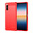 Custodia Silicone Cover Morbida Line per Sony Xperia 10 III SO-52B Rosso