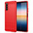 Custodia Silicone Cover Morbida Line per Sony Xperia 10 IV Rosso