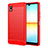 Custodia Silicone Cover Morbida Line per Sony Xperia Ace III Rosso