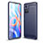 Custodia Silicone Cover Morbida Line per Xiaomi Poco M4 Pro 5G Blu