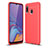 Custodia Silicone Cover Morbida Line WL1 per Samsung Galaxy A40 Rosso