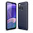 Custodia Silicone Cover Morbida Line WL1 per Samsung Galaxy M30s Blu