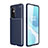 Custodia Silicone Cover Morbida Spigato per OnePlus 9 5G Blu