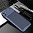 Custodia Silicone Cover Morbida Spigato per Realme C11 Blu