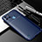 Custodia Silicone Cover Morbida Spigato per Realme C21Y Blu