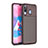 Custodia Silicone Cover Morbida Spigato per Samsung Galaxy A40s Marrone