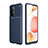 Custodia Silicone Cover Morbida Spigato per Samsung Galaxy A52s 5G Blu