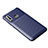 Custodia Silicone Cover Morbida Spigato per Samsung Galaxy A70E Blu