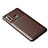Custodia Silicone Cover Morbida Spigato per Samsung Galaxy A70E Marrone