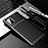 Custodia Silicone Cover Morbida Spigato per Samsung Galaxy A71 4G A715 Nero