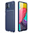 Custodia Silicone Cover Morbida Spigato per Samsung Galaxy M33 5G Blu