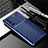 Custodia Silicone Cover Morbida Spigato per Vivo V20 SE Blu