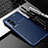 Custodia Silicone Cover Morbida Spigato per Vivo X70 5G Blu