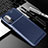 Custodia Silicone Cover Morbida Spigato per Xiaomi Redmi Note 10 5G Blu