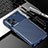 Custodia Silicone Cover Morbida Spigato per Xiaomi Redmi Note 12 Pro+ Plus 5G Blu