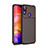 Custodia Silicone Cover Morbida Spigato per Xiaomi Redmi Note 7 Pro Marrone