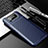 Custodia Silicone Cover Morbida Spigato S01 per Asus Zenfone 7 ZS670KS Blu