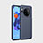Custodia Silicone Cover Morbida Spigato S01 per Huawei Mate 30 5G Blu