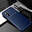 Custodia Silicone Cover Morbida Spigato S01 per Xiaomi Redmi 10 Prime Plus 5G Blu