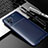 Custodia Silicone Cover Morbida Spigato S01 per Xiaomi Redmi Note 10S 4G Blu